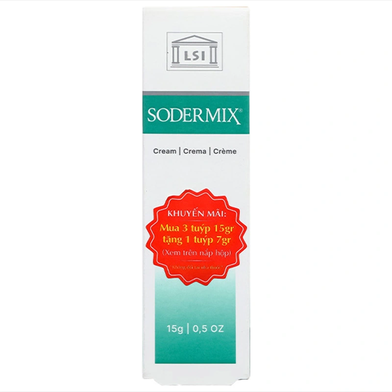 Kem Sodermix trị sẹo, viêm da cơ địa tuýp 15g - 2